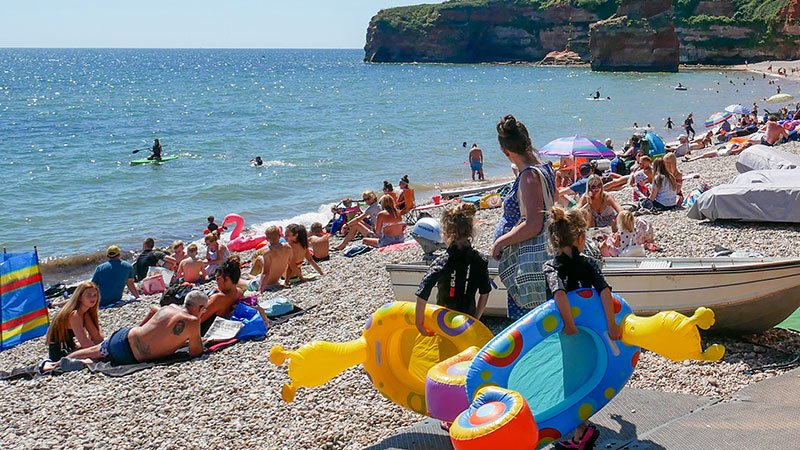 Ladram Bay Beach