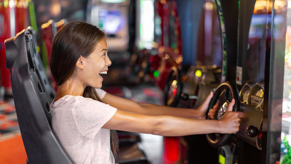 Driving Simulator at Ladram Bay Amusements